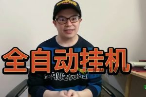 0投资全自动长期正规挂机项目，一台电脑即可操作