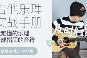 【哎呀音乐】徐又-乐理综合实战手册·危险吉他中阶篇