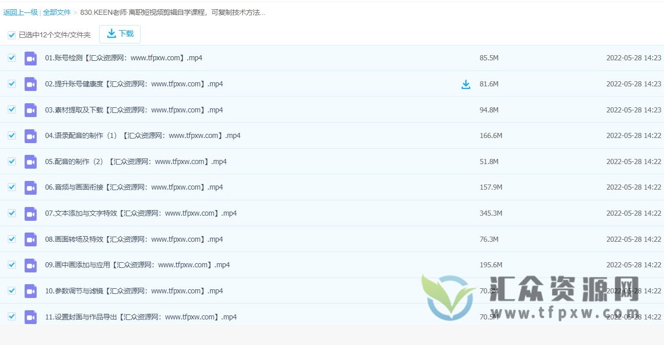 keen老师·离职短视频剪辑自学课程，可批量复制实现多账号收益插图