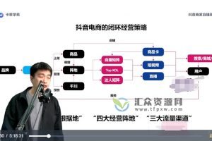卡思学苑《抖音商家自播操盘手线上专项班》