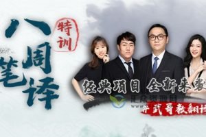 2022武峰《八周笔译特训班课程》
