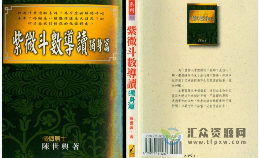 台湾陈世兴老师南派紫微斗数8本电子书合集 百度网盘下载插图1