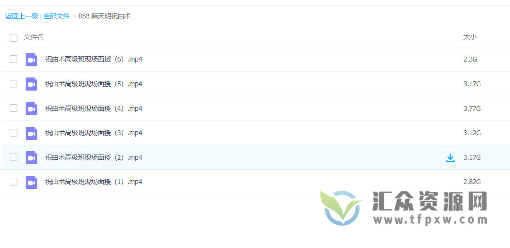 韩天明《道医祝由秘术高级班》精品面授课程插图1