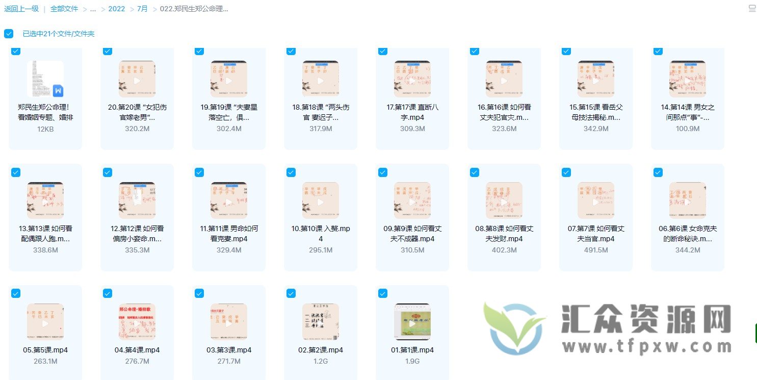 郑民生郑公命理-看婚姻专题、婚排歌视频课程20讲插图2