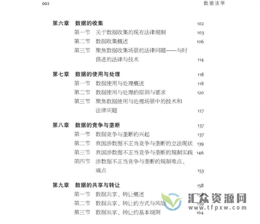 何渊著《数据法学》PDF电子书338页 百度网盘下载插图2