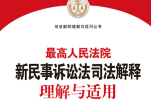 2022出版《新民事诉讼法司法解释理解与适用》上下册PDF电子书 百度网盘下载