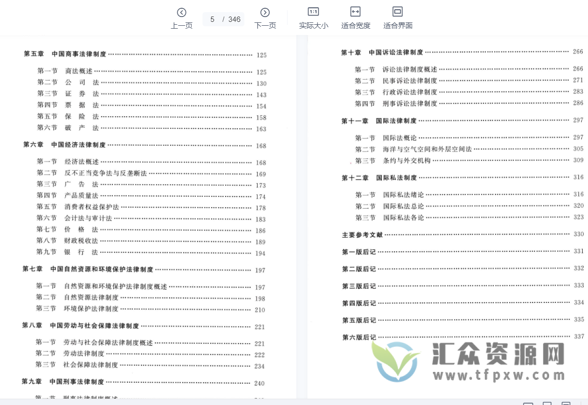 2022高其才著《法律基础（第六版）》PDF电子书346页 百度网盘下载