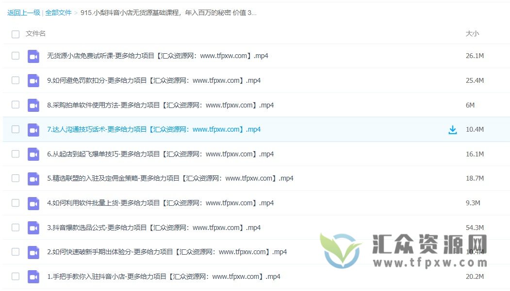 小梨出品《抖音小店无货源基础运营视频课程》0基础手把手教学，月入10W并不难插图1