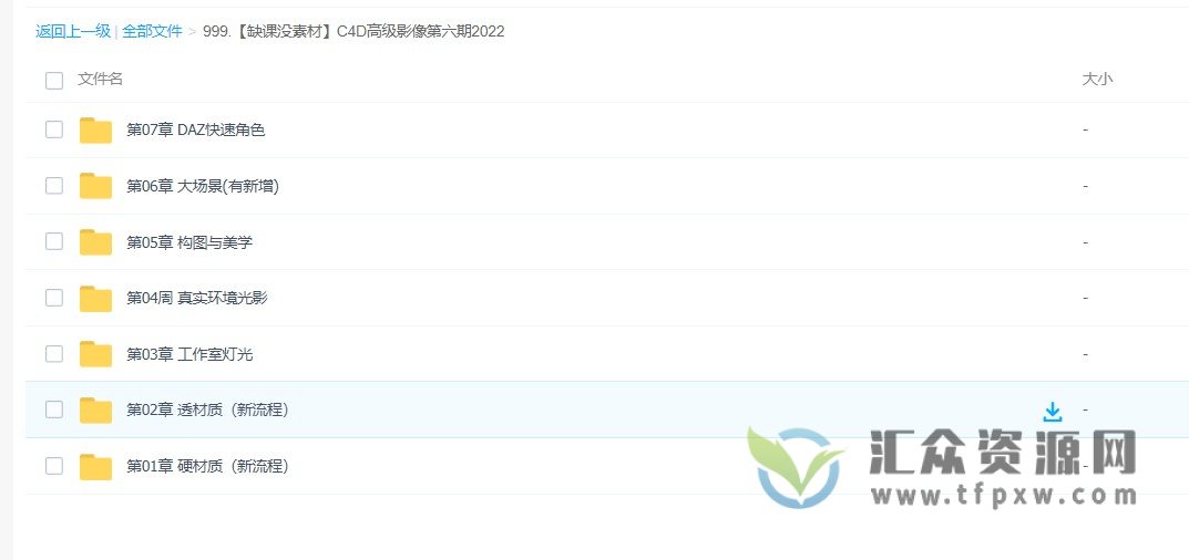 C4D高级影像课2022第六期 百度网盘下载插图