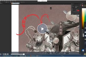 2022年李耀辉国潮插画系统课第3期旁听班(视频+课件和笔刷)