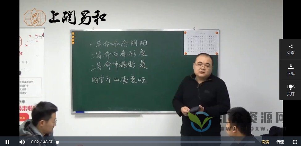 刘方星《民间子平格局命法》50集视频课程 百度网盘下载插图
