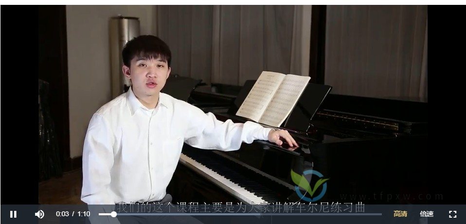 【鲍释贤】车尔尼599钢琴课程103讲 百度网盘下载插图