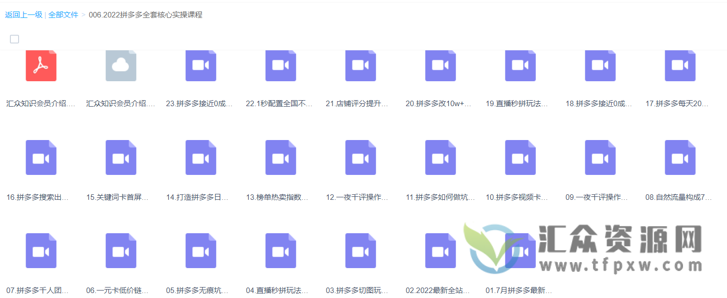 2022最新拼多多全套核心实操课程插图