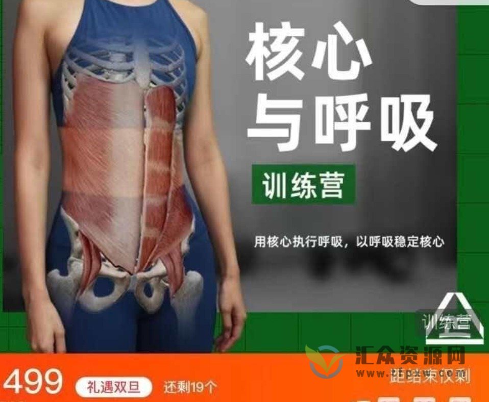 根正派 《21天核心与呼吸训练营》用核心执行呼吸，以呼吸稳定核心插图