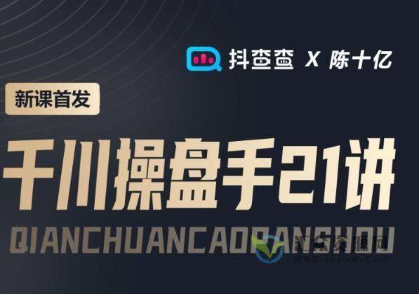 抖查查&陈十亿首发课程千川操盘手21讲插图