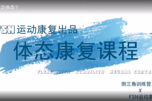 苟文强体态康复课程-31种体态矫正