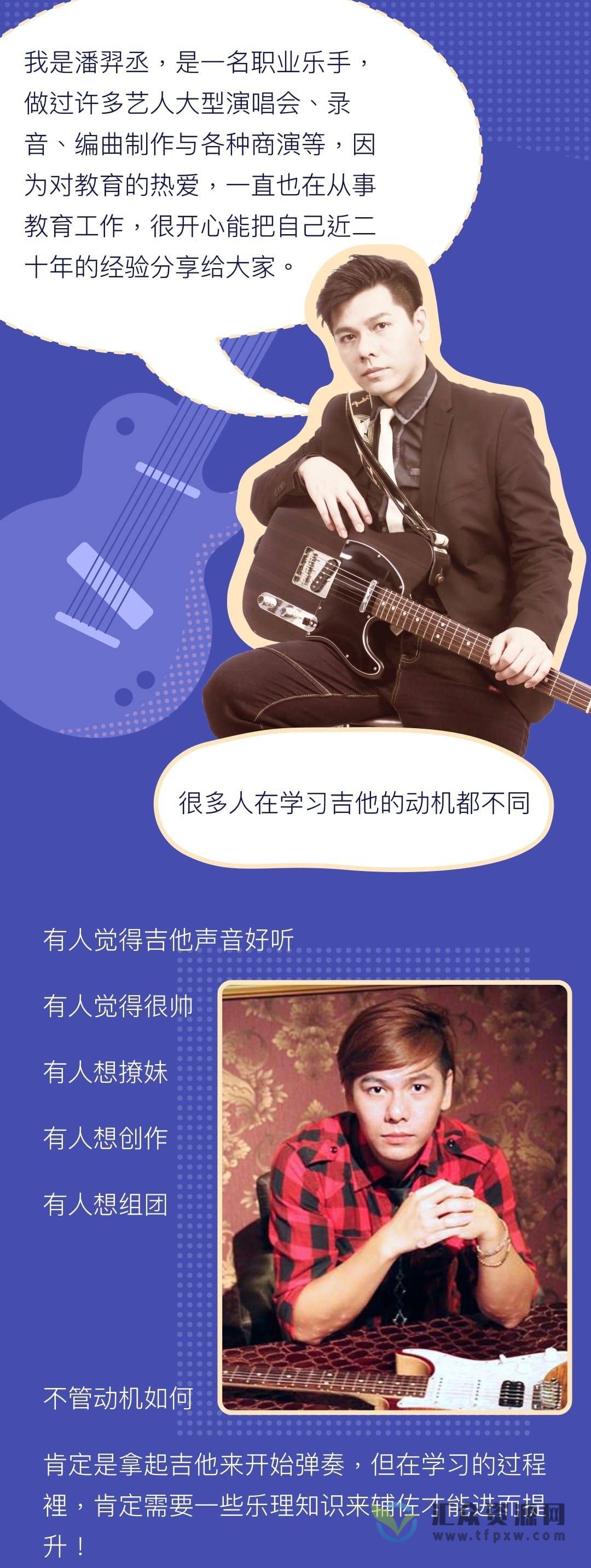 哎呀音乐潘羿丞—突破吉他学习的15个瓶颈（视频+课件）插图