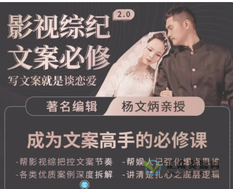 成为文案高手的必修课《影视综纪2.0－文案必修》写文案就是谈恋爱插图