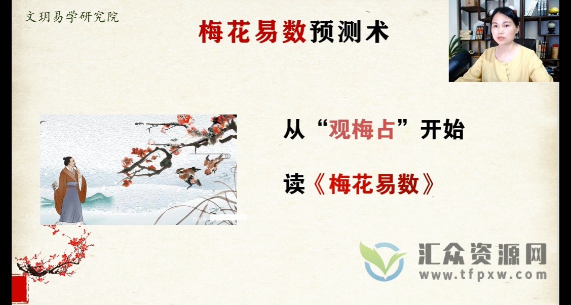 文玥梅花易数视频课程20集插图1