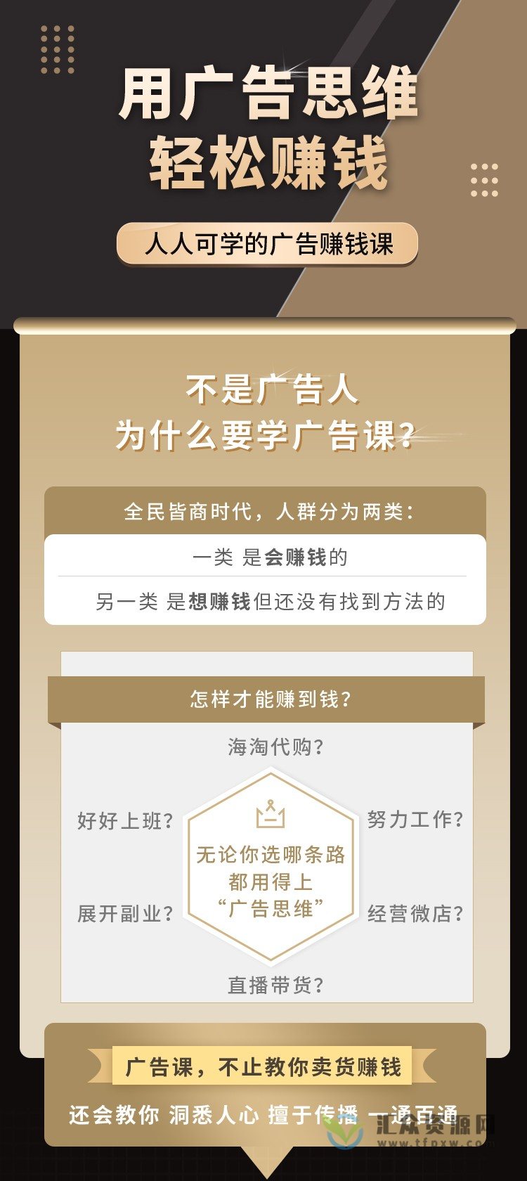 《广告思维36计》用广告思维轻松赚钱，人人可学的广告赚钱课插图