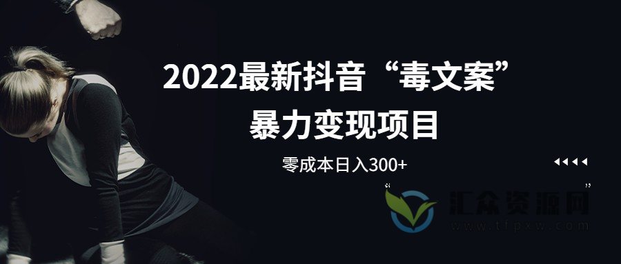 2022最新抖音“毒文案”暴力变现项目，零成本日入300+（附最全素材+工具）插图