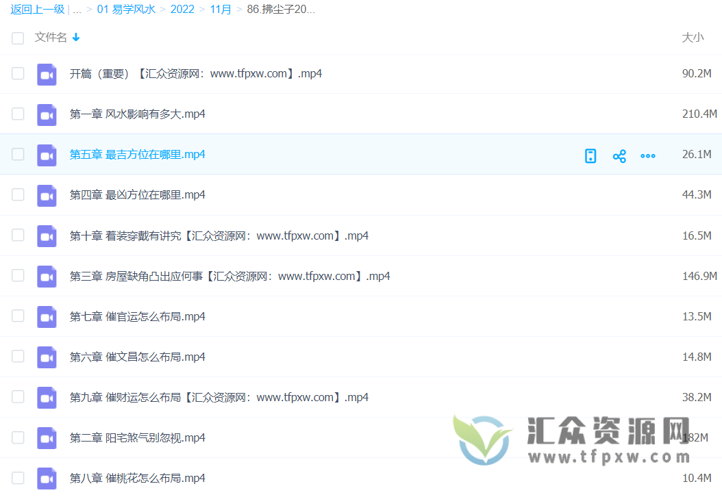 拂尘子《2021开运风水布局》视频课程插图1
