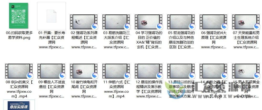 哲龙老师强肾洗髓功系列-悬挂实操课15节插图1