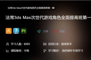 【ABOUTCG.ORG】法常3dsMax次世代游戏角色全面提高班第一期