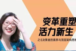 张丽俊：决策者的素养与顶层架构思维