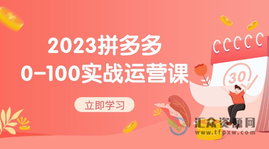 2023年拼多多0-100实战运营教程插图