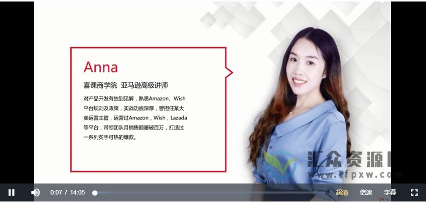 喜课商学院-亚马逊入门基础班课程插图1 喜课商学院-亚马逊入门基础班课程插图1