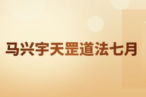马兴宇天罡道法七月（视频+资料）