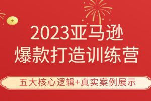 《2023亚马逊爆款打造训练营》五大核心逻辑+真实案例展示