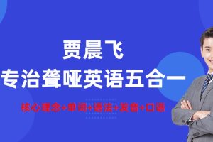 贾晨飞：专治聋哑英语五合一（核心理念+单词+语法+发音+口语）