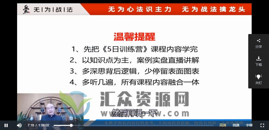 无为金融-牛股实操特训营(1N)18节插图 无为金融-牛股实操特训营(1N)18节插图