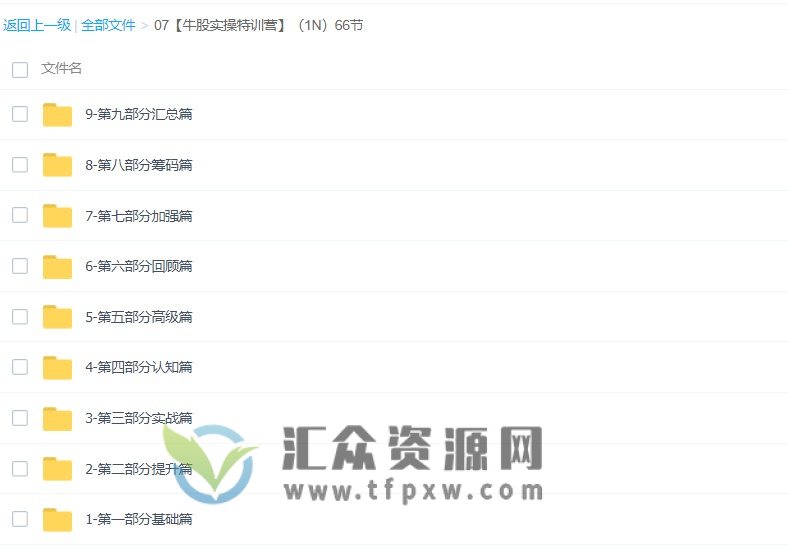 无为金融:牛股实操特训营(1N)66节插图 无为金融:牛股实操特训营(1N)66节插图