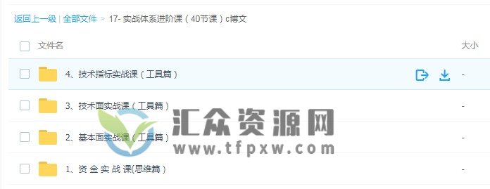 无为金融陈博文-实战体系进阶课(40节课)插图1 无为金融陈博文-实战体系进阶课(40节课)插图1