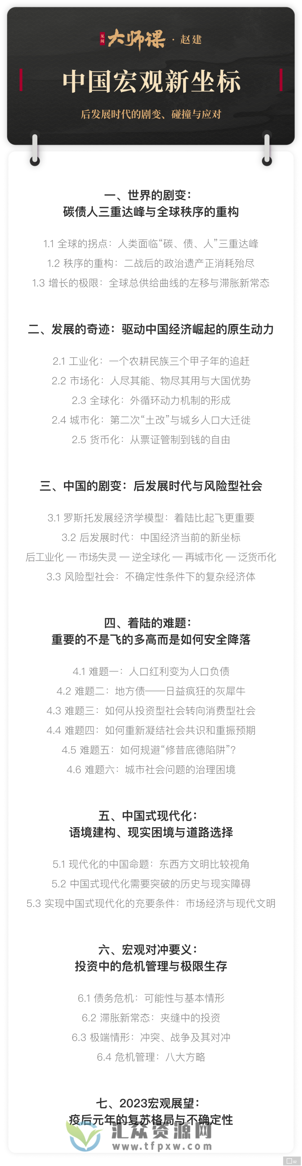 大师课·赵建《中国宏观新坐标》后发展时代的剧变、碰撞与应对插图 大师课·赵建《中国宏观新坐标》后发展时代的剧变、碰撞与应对插图