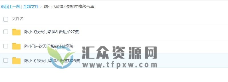 陈小飞紫微斗数初中高级3套课程合集插图2