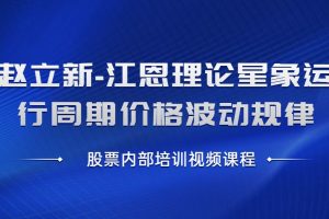赵立新-江恩理论星象运行周期价格波动规律