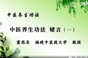 中医养身功法：窦思东-福建中医药大学（14讲完整版）