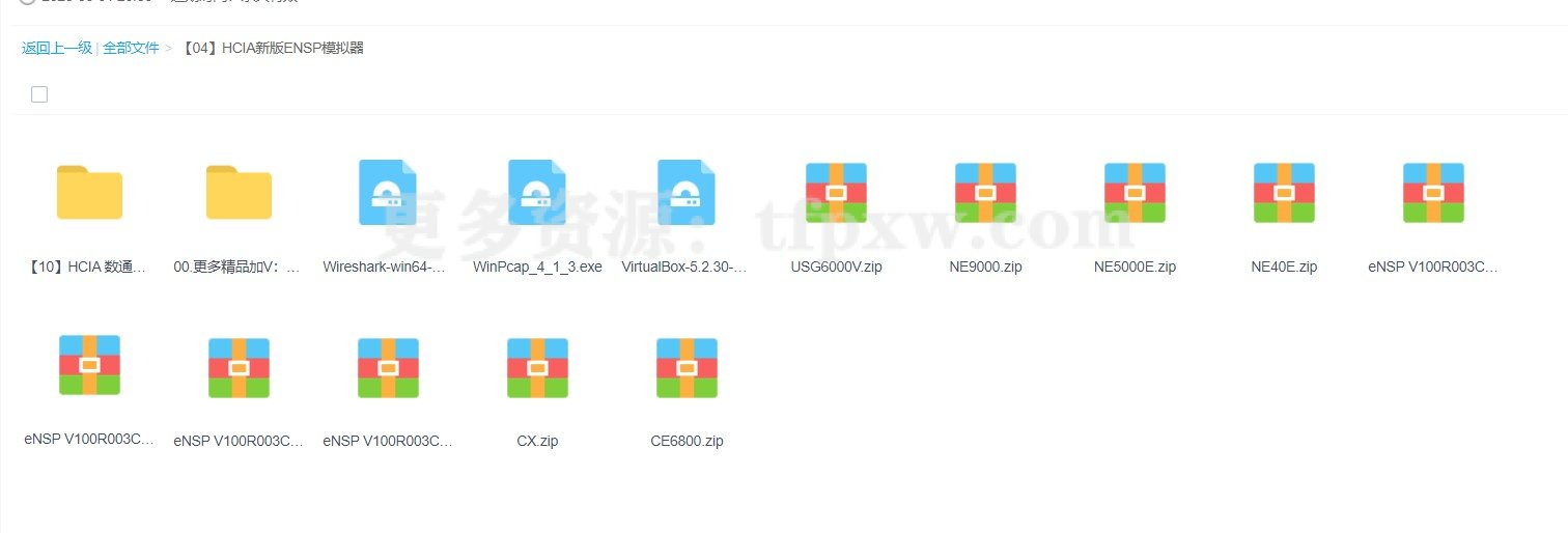 HCIA华为数通路由交换-ENSP模拟器（附使用视频）插图