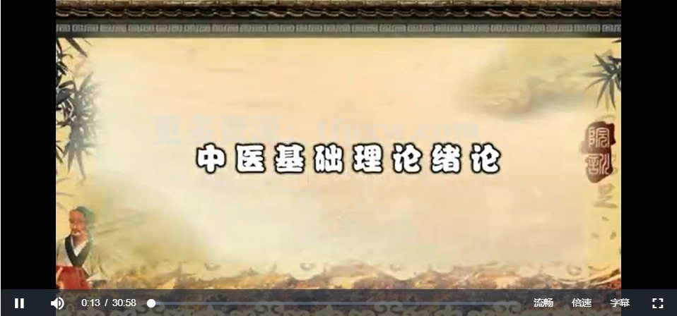 中医基础理论：潘毅主讲-广州中医药大学（111讲完整版）插图1