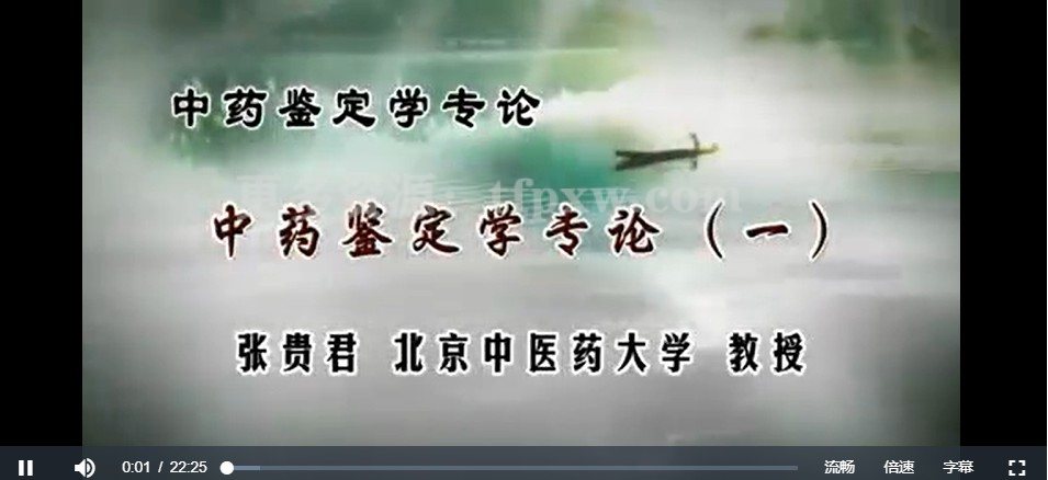 中药鉴定学专论：张贵君-北京中医药大学（全28讲完整版）插图