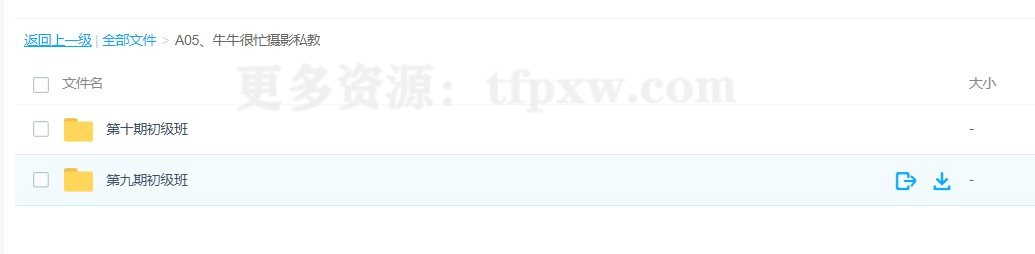 牛牛很忙摄影私教第九期+第十期课程插图