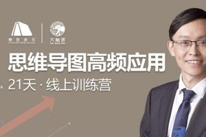 思维导图高频应用21天线上训练营