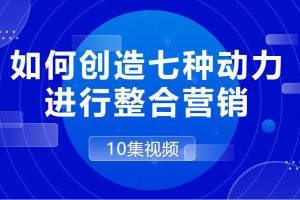 路长全-如何创造七种动力进行整合营销～10集视频