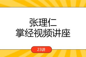 2021年9月 张理仁一掌经视频讲座23集
