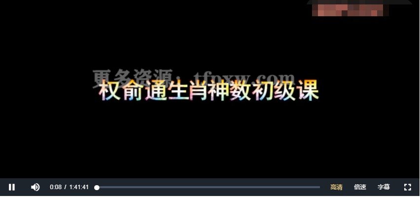 权俞通生肖神数特训营十六期 8集插图