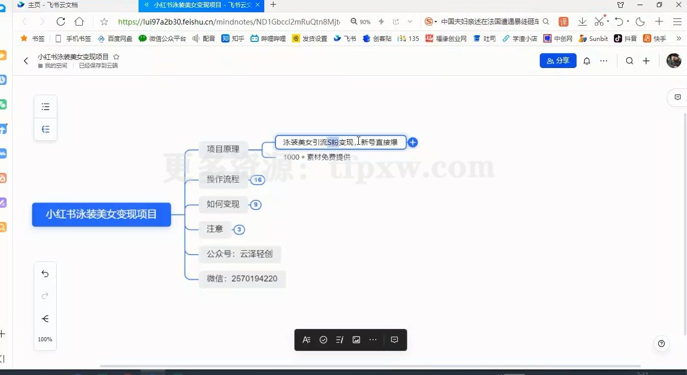 小红书泳装美女变现，免费提供素材，收益无上限可矩阵插图